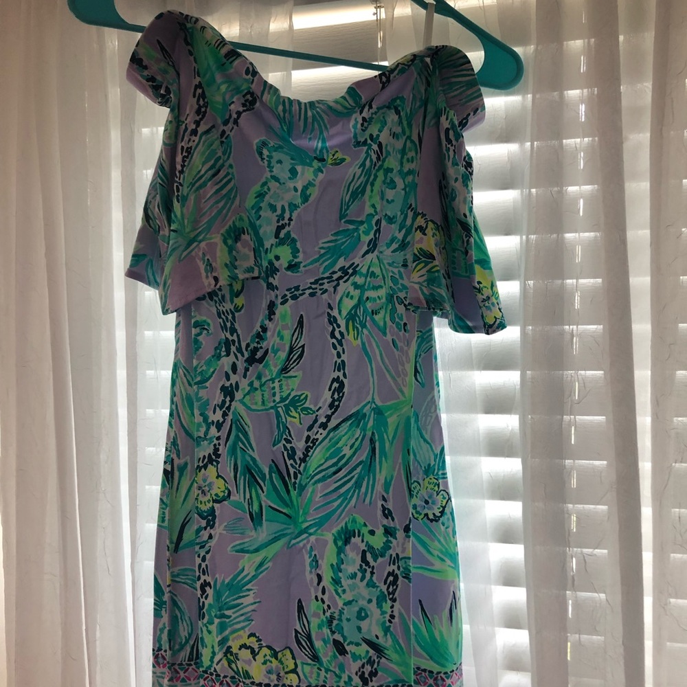 Lilly Pulitzer off the shoulder dress